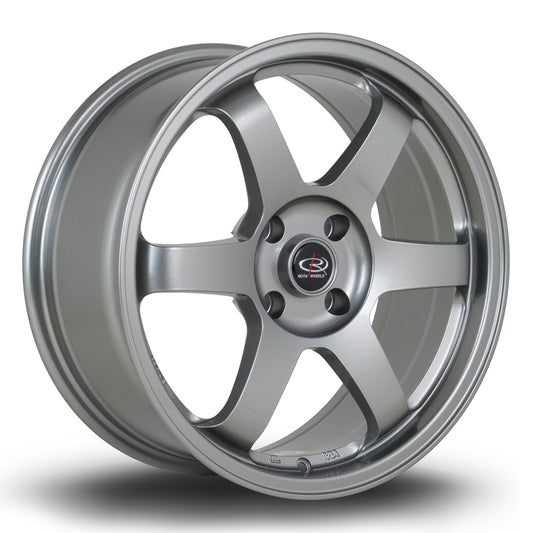 Rota Grid Alloy Wheels - 17x8 | 4x100 | ET35 | Steelgrey