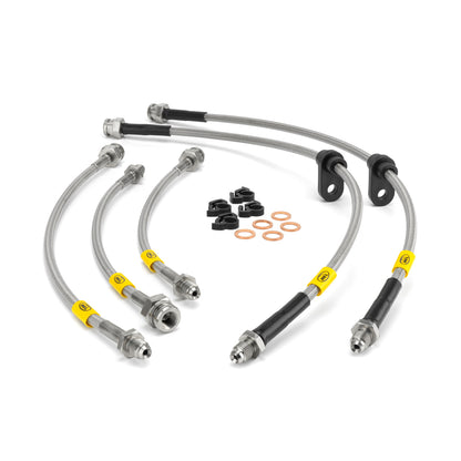 HEL Braided Brake Lines for Fiat 124 Abarth Rally