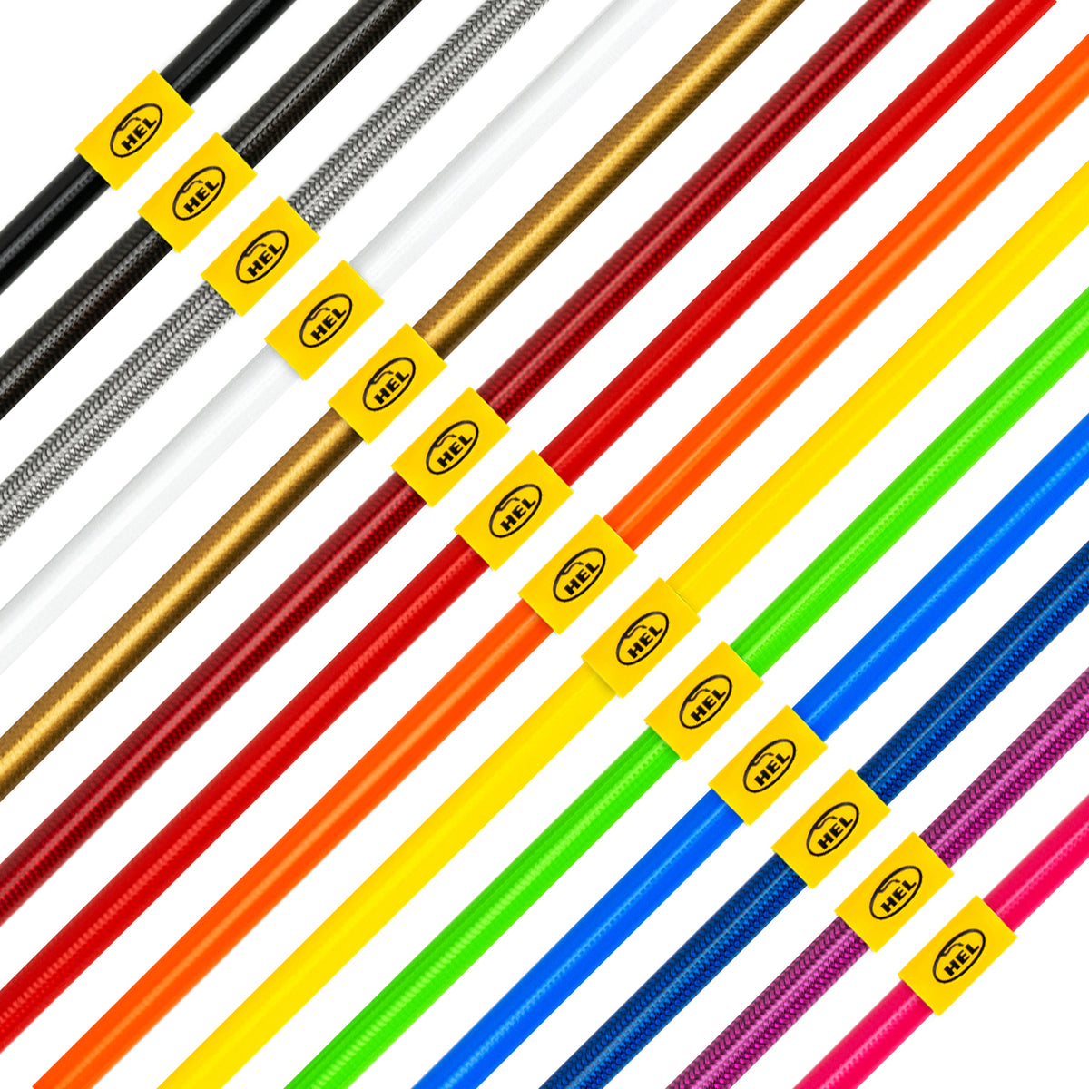 HEL Braided Brake Lines for Fiat 900E