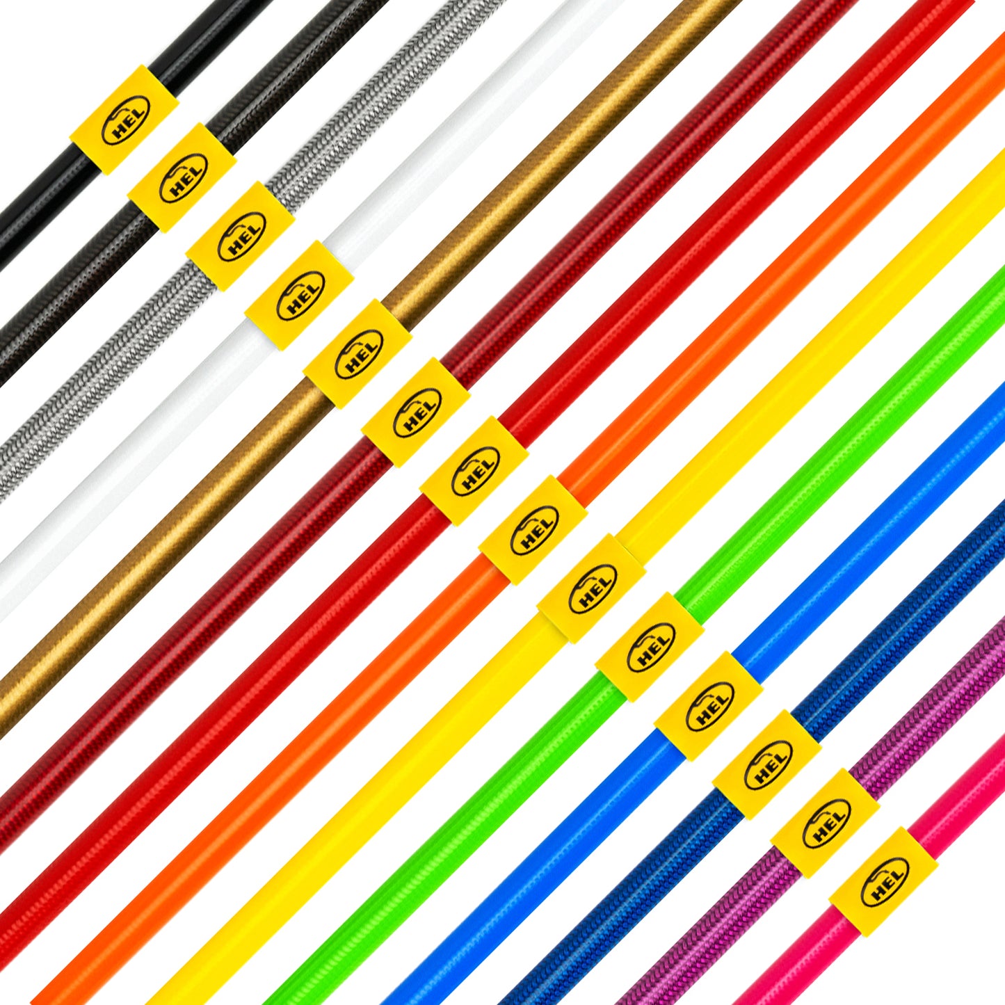 HEL Braided Brake Lines for Seat Leon 1.6 (00-05)