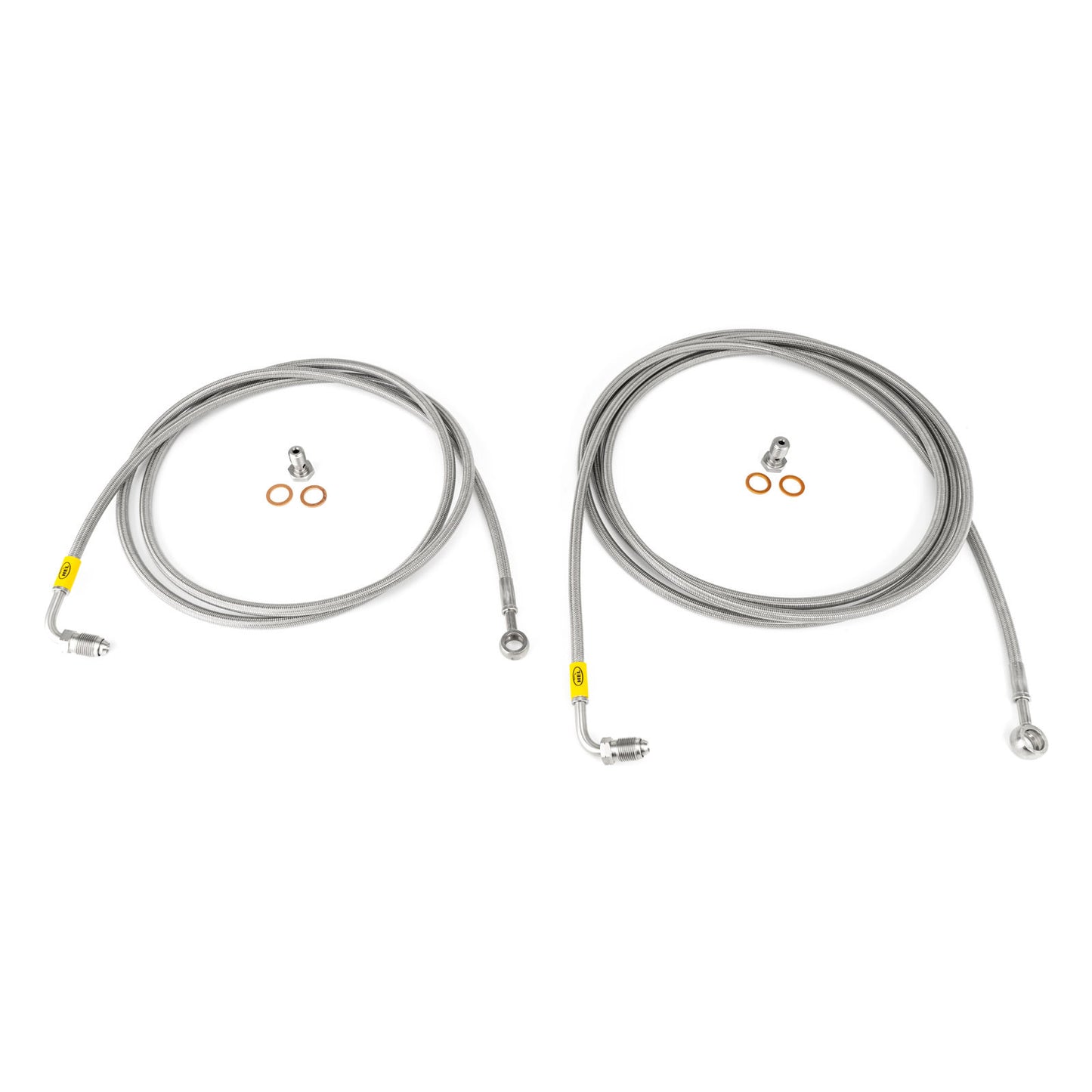 HEL Braided Hydraulic Handbrake Lines for BMW 3 Series E46 ABS and ASC+T RHD