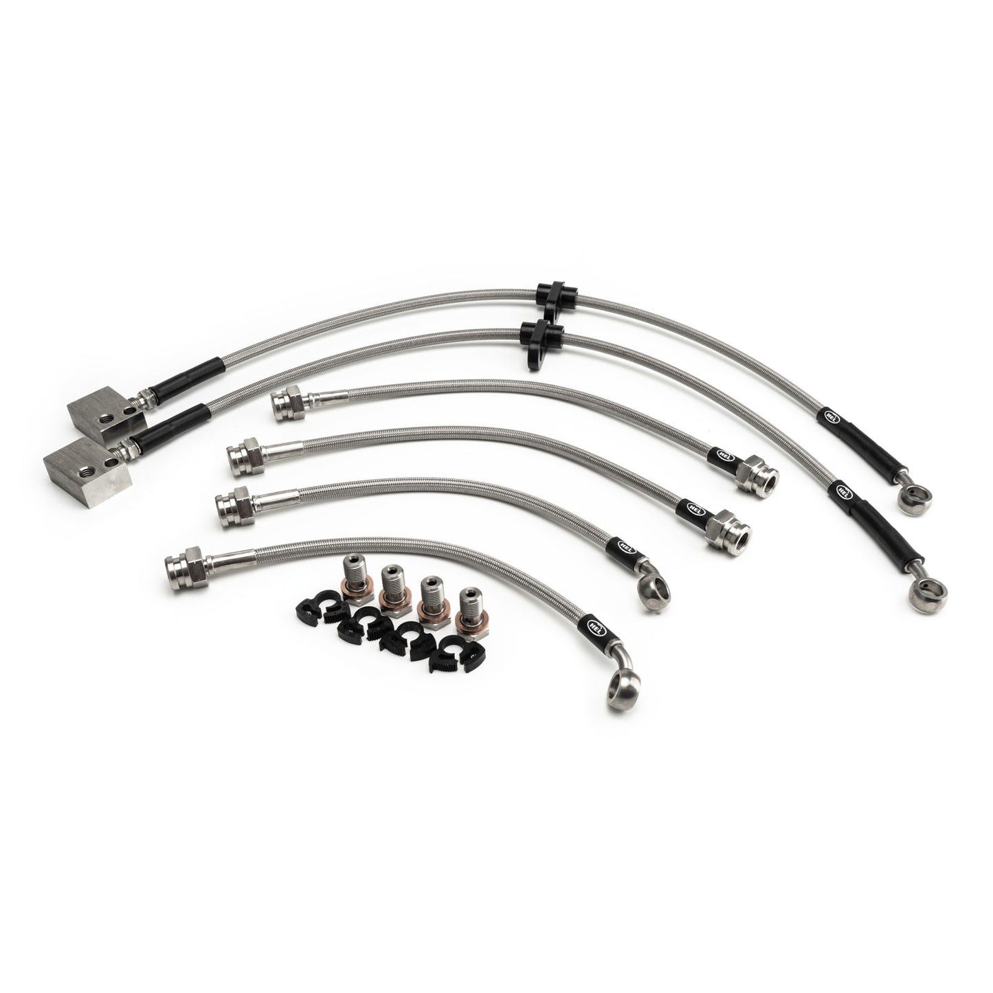 HEL Braided Brake Lines for Honda Jazz 1.2 DSi (04-)