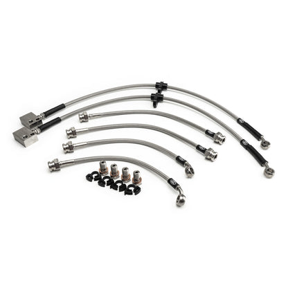HEL Braided Brake Lines for Honda Jazz 1.4 (08-)