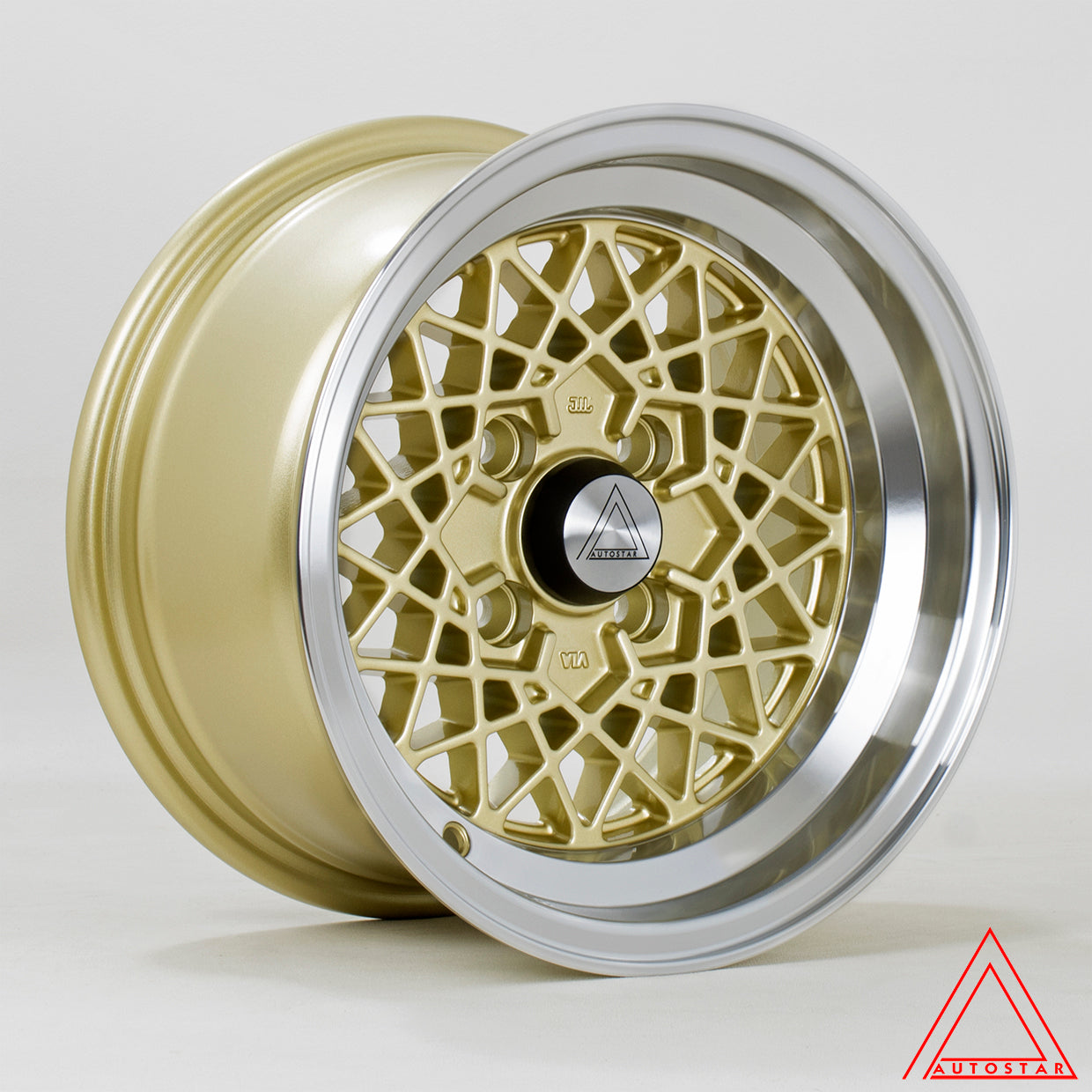 Autostar Kyoshu Alloy Wheels - 13x7 | 4x100 | ET-7 | RLGold