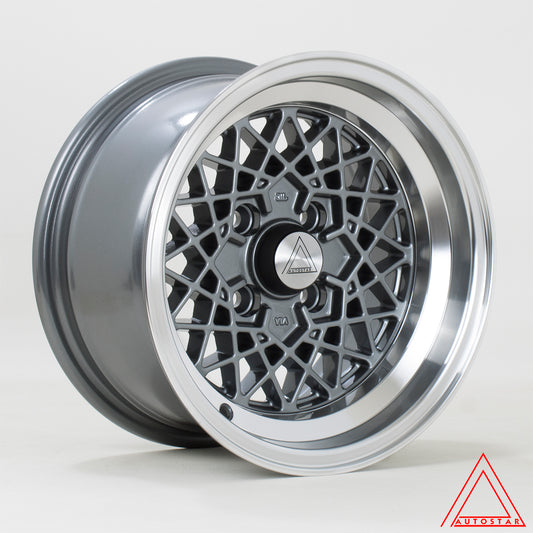 Autostar Kyoshu Alloy Wheels - 13x7 | 4x108 | ET-7 | RLGunmetal