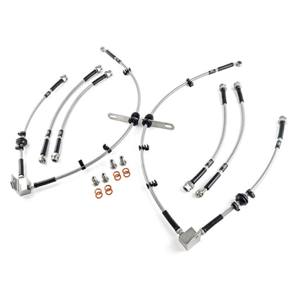 HEL Braided Brake Lines for Land Rover Discovery 3, 4 All Models (04-17)