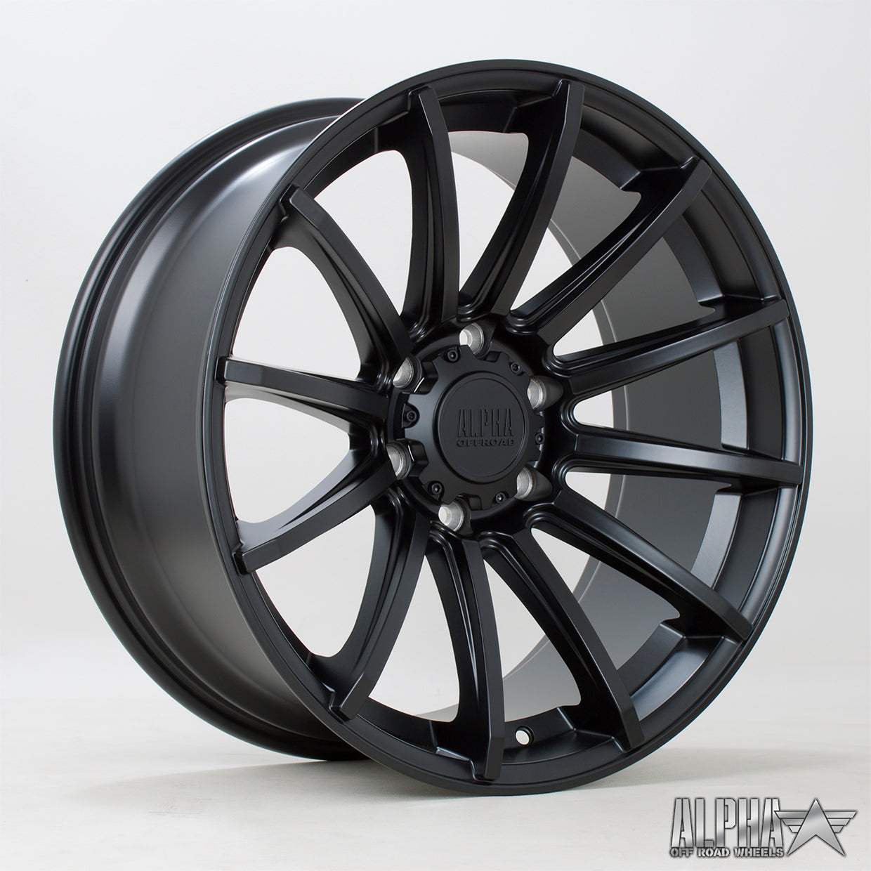 Alpha Offroad Machete Alloy Wheels - 20x9 | 6x139 | ET30 | SBlack