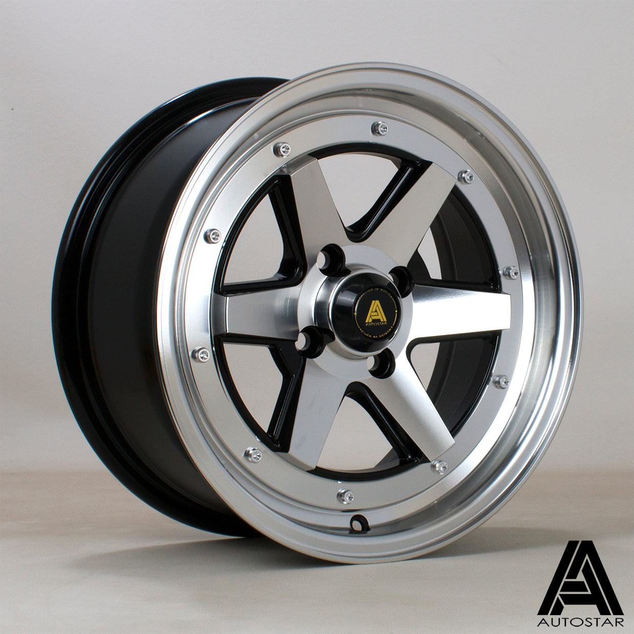 Autostar Magic Alloy Wheels - 15x7 | 4x100 | ET35 | RFBlack