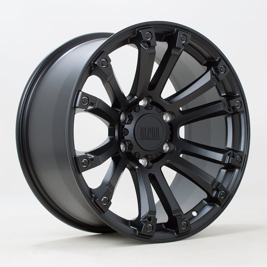 Alpha Offroad Maverick Alloy Wheels - 18x9 | 6x114 | ET15 | SBlack