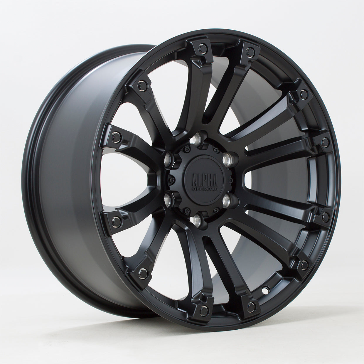 Alpha Offroad Maverick Alloy Wheels - 18x9 | 6x139 | ET15 | SBlack