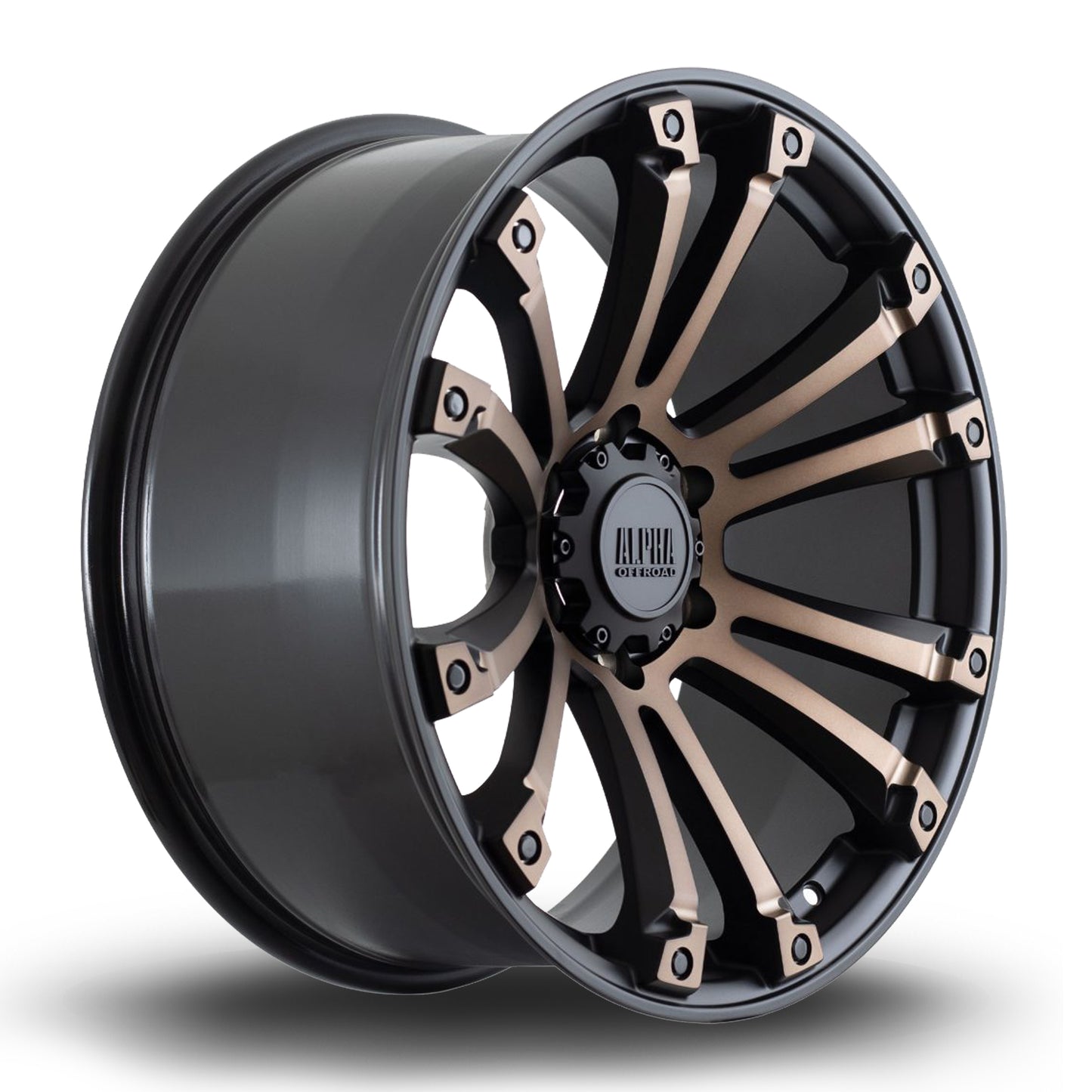 Alpha Offroad Maverick Alloy Wheels - 20x9 | 6x139 | ET40 | SBlackBronze