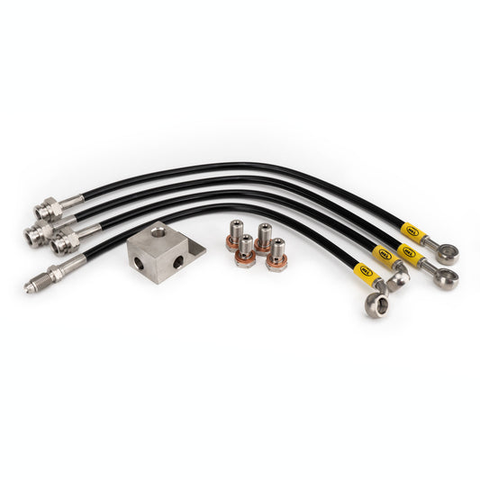HEL Braided Brake Lines for Mazda MX-5 NA/NB All Models excluding Sport with Factory Big Brakes (94-05)