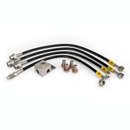 HEL Braided Brake Lines for Mazda MX-5 NA/NB Sport with Factory Big Brakes (94-05)