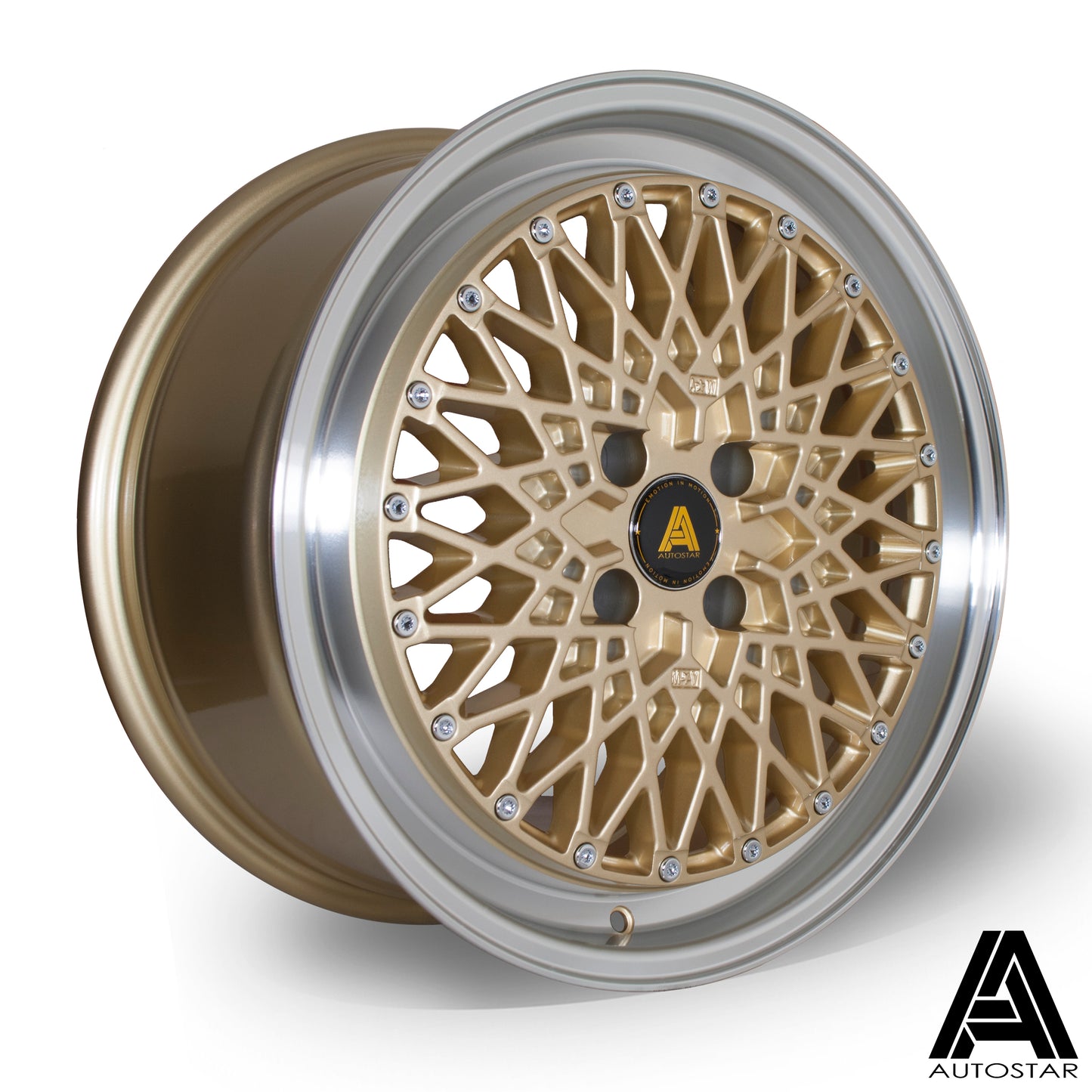 Autostar Minus Alloy Wheels - 17x8 | 5x112 | ET35 | RLGold