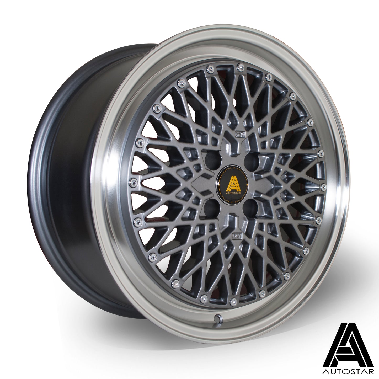 Autostar Minus Alloy Wheels - 17x8 | 4x100 | ET30 | RLGunmetal