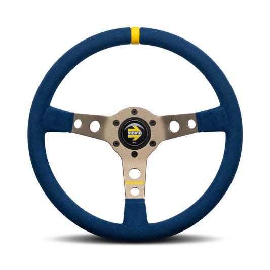 MOMO Mod.07 Steering Wheel  - Blue Microfibre