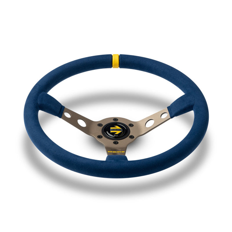 MOMO Mod.07 Steering Wheel  - Blue Microfibre