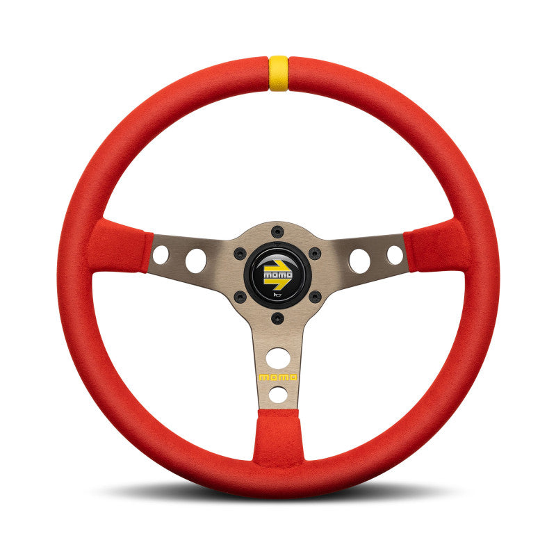 MOMO Mod.07 Steering Wheel  - Red Microfibre