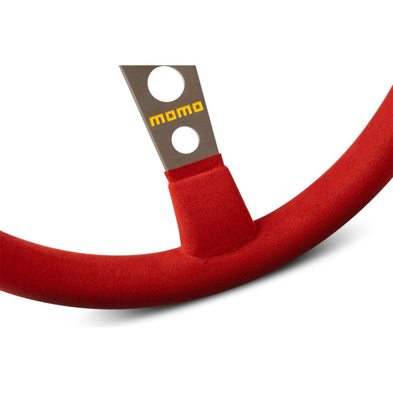 MOMO Mod.07 Steering Wheel  - Red Microfibre