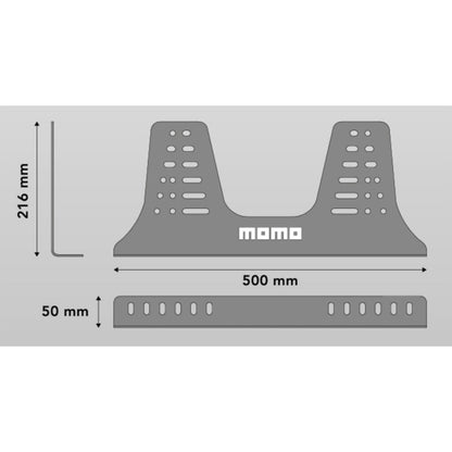 MOMO Steel Seat Side Mountings