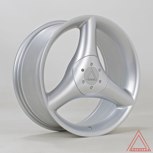 Autostar MP3 Alloy Wheels - 17x8 | 5x100-5x120 | ET30 | Silver