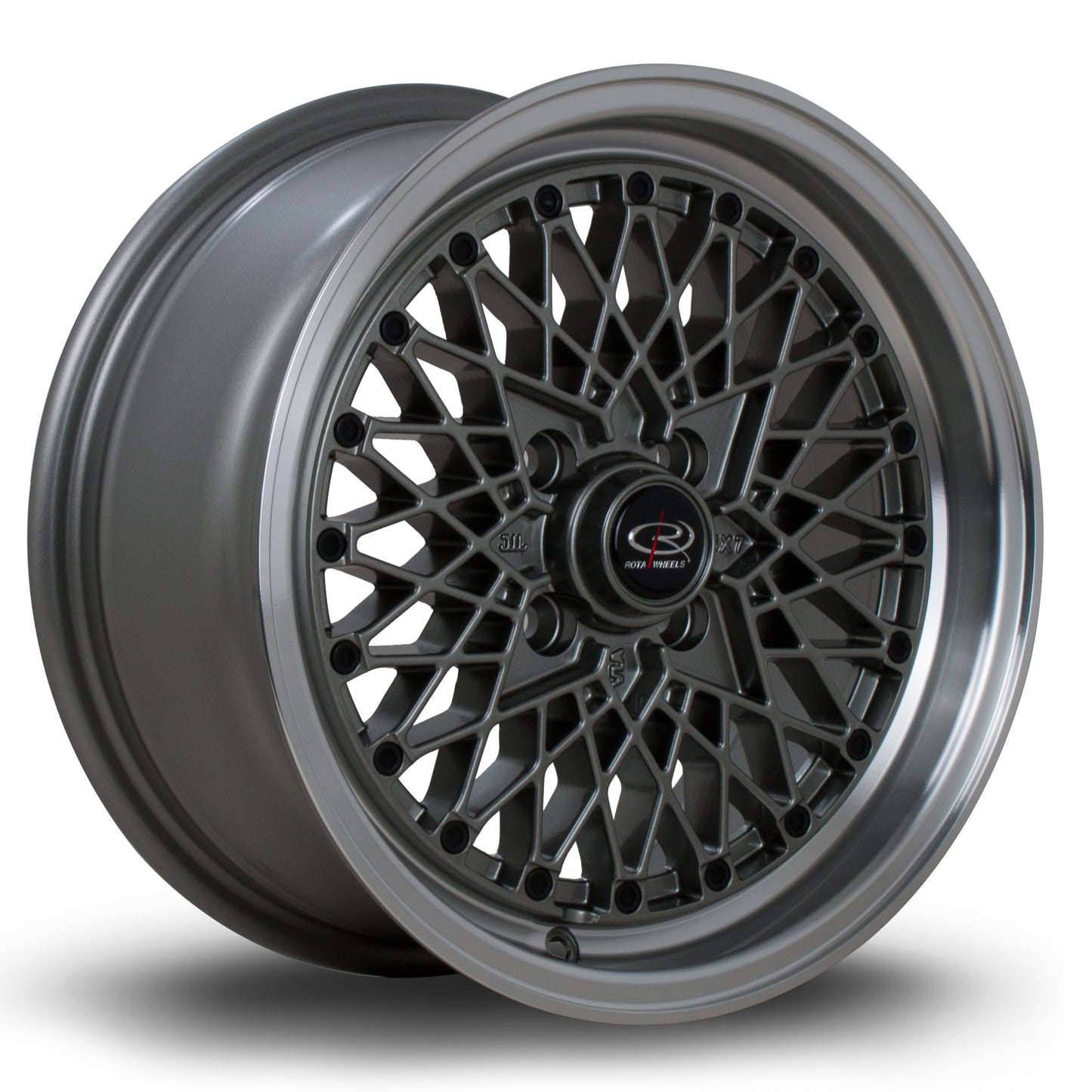 Rota OSMesh Alloy Wheels - 15x7 | 4x100 | ET30 | RLSteelgrey