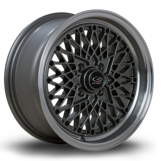 Rota OSMesh Alloy Wheels - 15x7 | 4x100 | ET30 | RLSteelgrey
