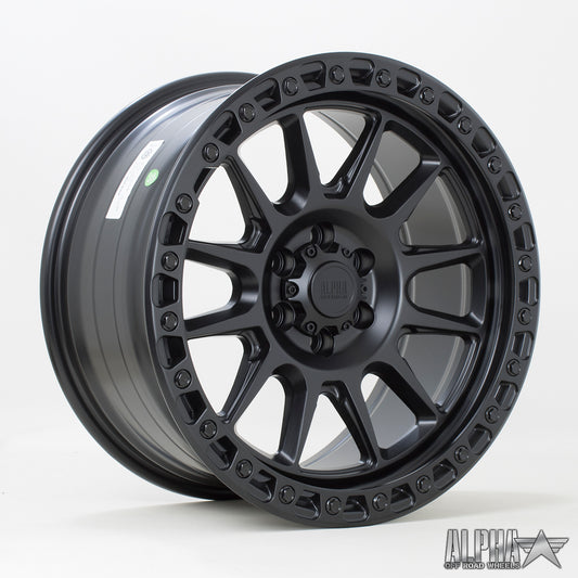 Alpha Offroad Podium Alloy Wheels - 18x9 | 6x114 | ET15 | SBlack