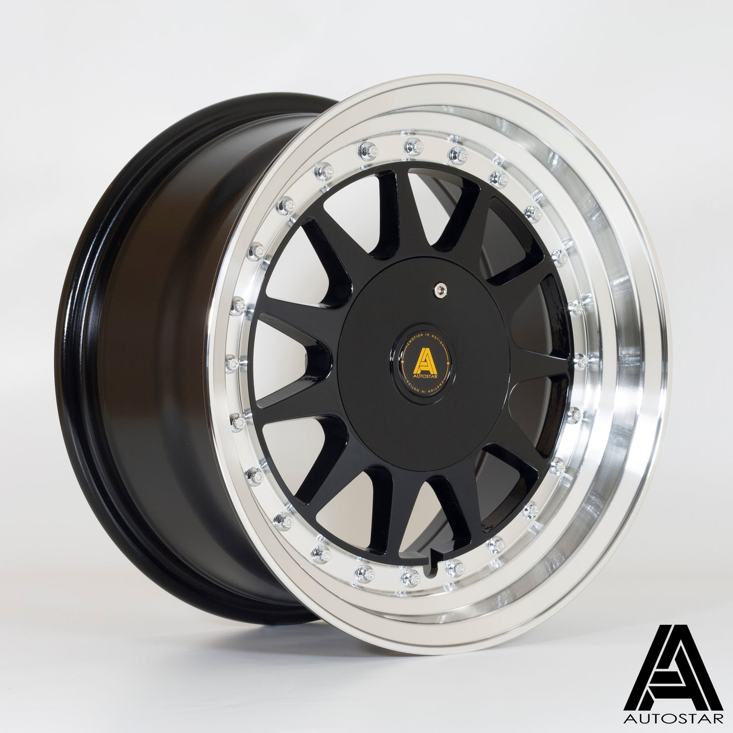 Autostar Raider Alloy Wheels - 15x7.5 | 4x100-4x108 | ET20 | RLBlack