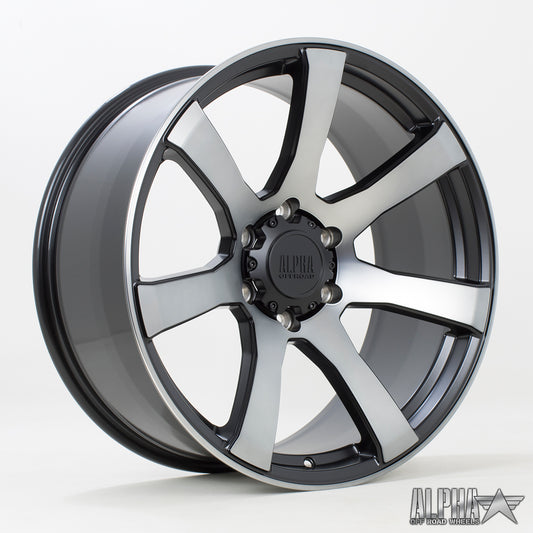 Alpha Offroad RIOT Alloy Wheels - 20x9 | 6x139 | ET10 | SBlackMF