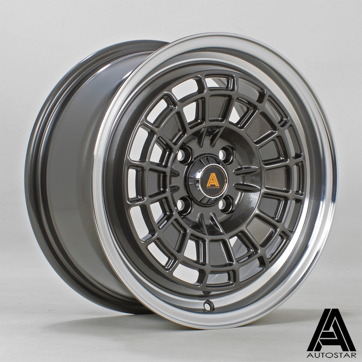 Autostar Roulette Alloy Wheels - 15x7 | 4x100 | ET35 | RLGunmetal