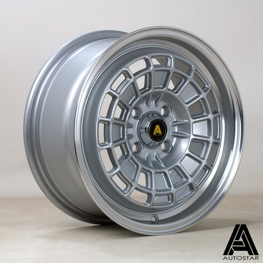 Autostar Roulette Alloy Wheels - 15x7 | 4x100 | ET35 | RLSilver