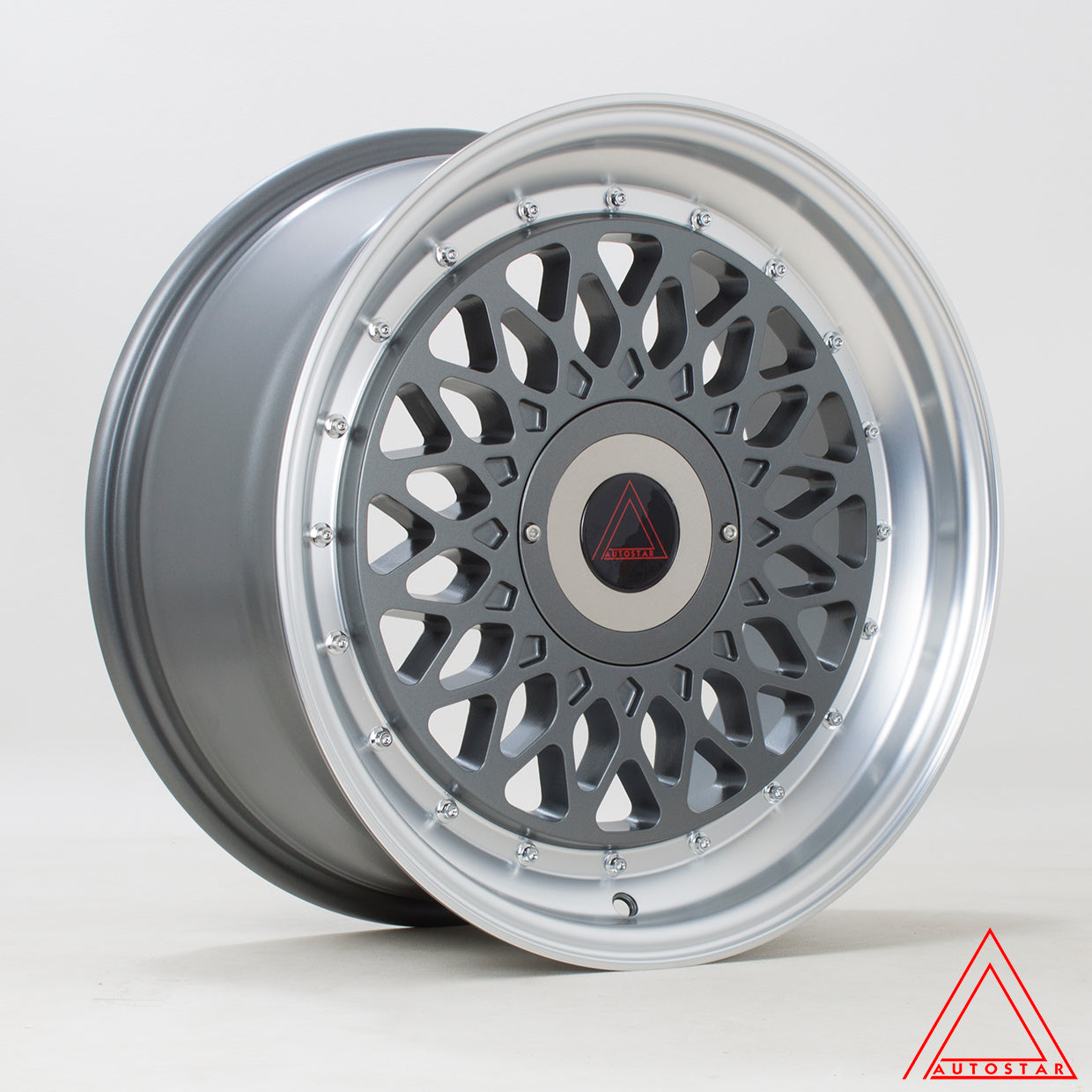 Autostar Silhouette Alloy Wheels - 17x8 | 4x100-4x108 | ET30 | RLGunmetal