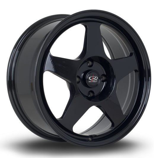 Rota Slip Alloy Wheels - 17x7.5 | 4x108 | ET25 | Black