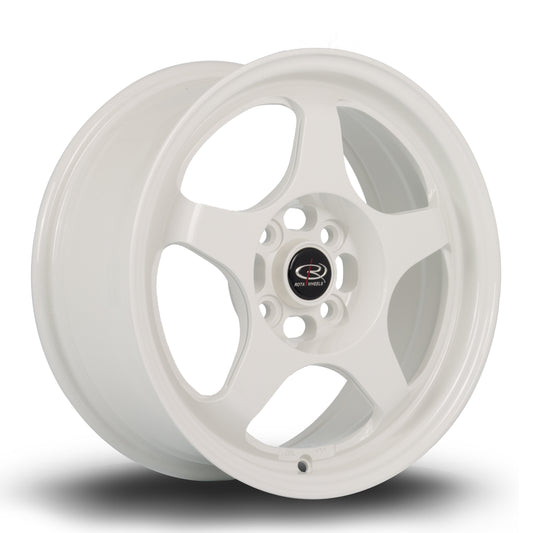 Rota Slipstream FF10 Alloy Wheels - 15x6.5 | 4x100 | ET35 | White