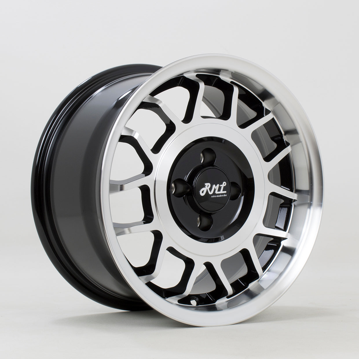 RML Wheels Snowflake Alloy Wheels - 15x7 | 4x100 | ET28 | RFBlack