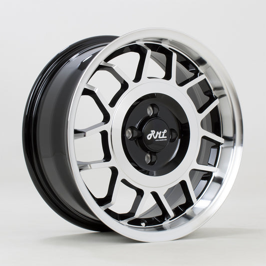 RML Wheels Snowflake Alloy Wheels - 16x7 | 4x100 | ET28 | RFBlack