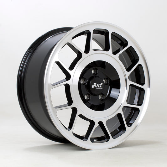 RML Wheels Snowflake Alloy Wheels - 18x8.5 | 5x112 | ET45 | 66.6mm CB | RFBlack