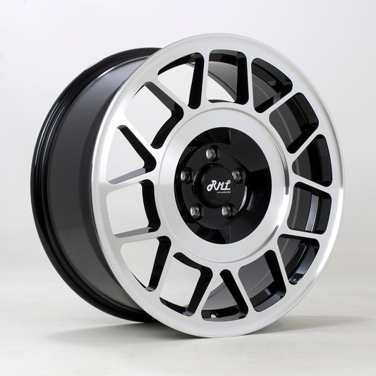 RML Wheels Snowflake Alloy Wheels - 19x8.5 | 5x112 | ET45 | 66.6mm CB | RFBlack