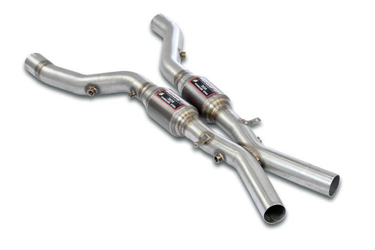 Supersprint Front Pipes With Metallic Catalytic Converter - BMW Z8 - Evolve Automotive