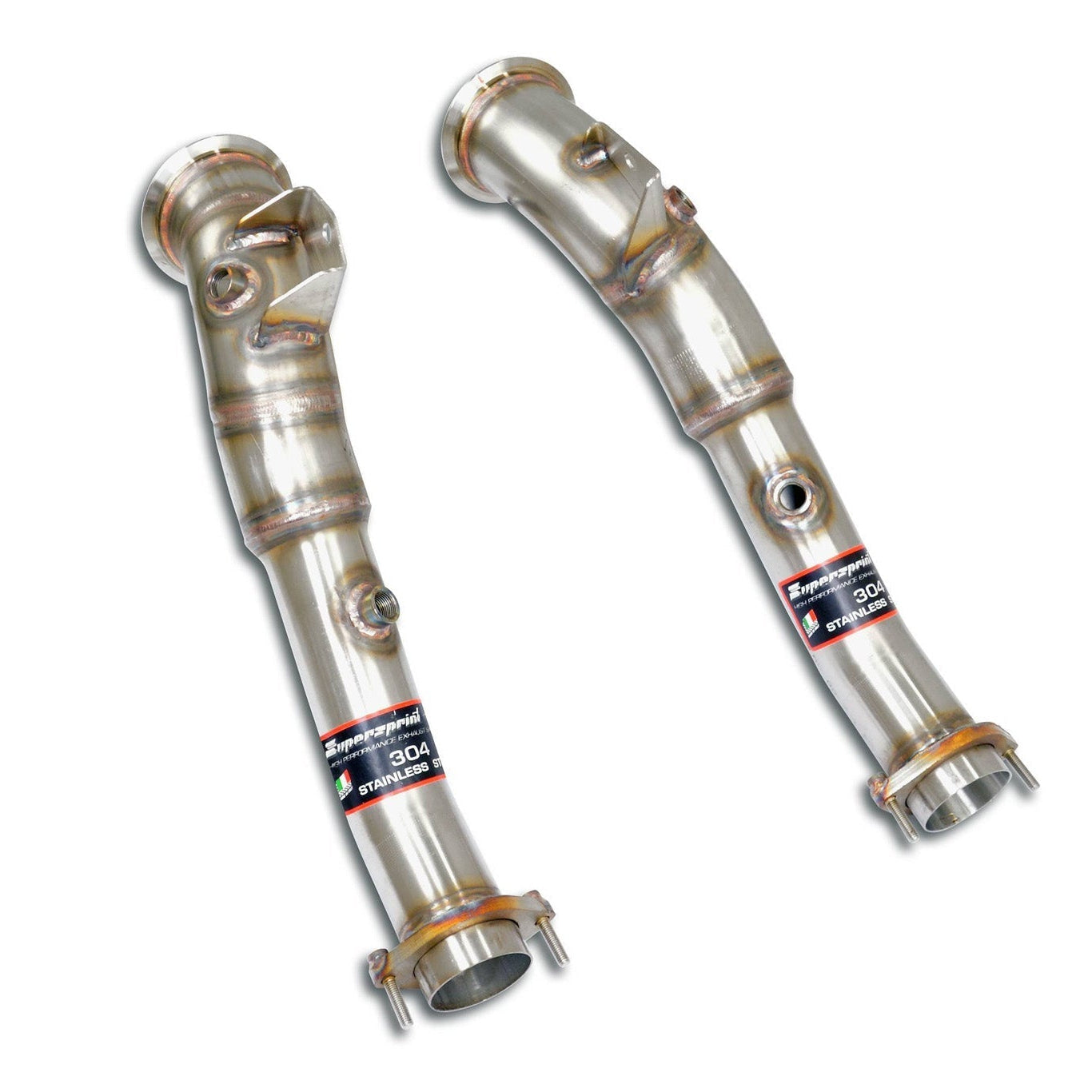 Supersprint Turbo Downpipe With De-cat - BMW F01/F02/F03 760Li - Evolve Automotive