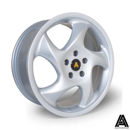 Autostar Twist Alloy Wheels - 18x8 | 5x112 | ET45 | Silver