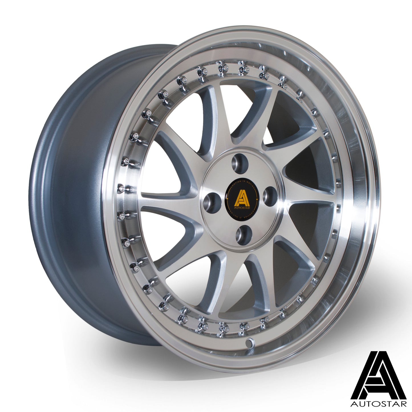 Autostar Vader Alloy Wheels - 17x8 | 5x100 | ET35 | PFSilver