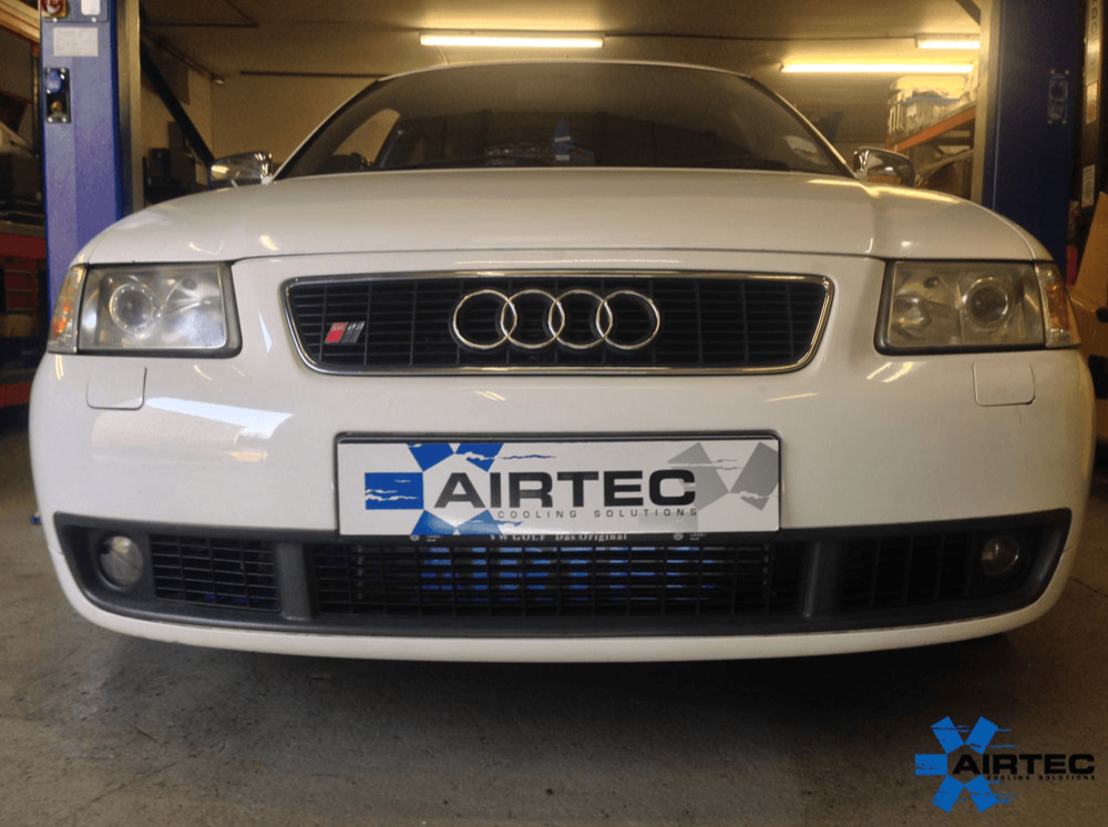 AIRTEC Uprated Front Mount Intercooler Kit (Black) for Audi S3 8L Quattro
