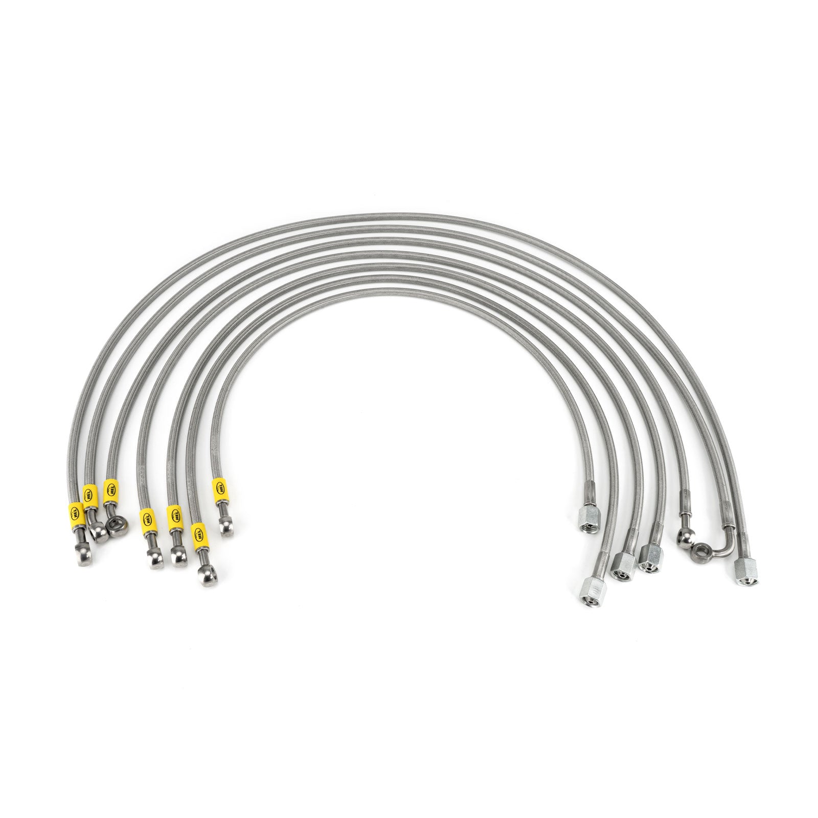 HEL Braided Fuel Injector Lines for Volkswagen Golf Mk1 8V (M12 Injectors)