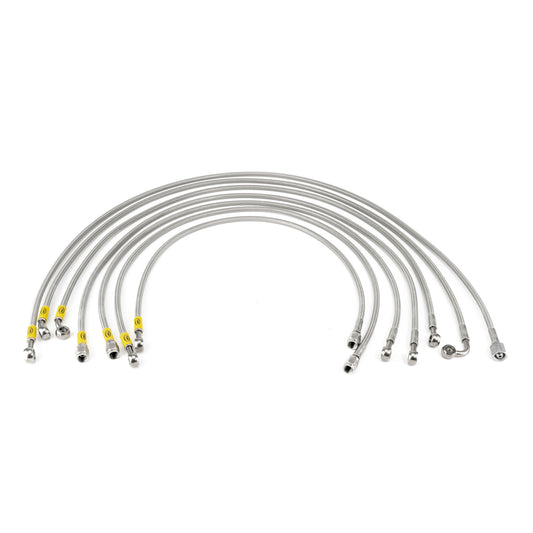 HEL Braided Fuel Injector Lines for Volkswagen Golf Mk1 8V (M10 Injectors)