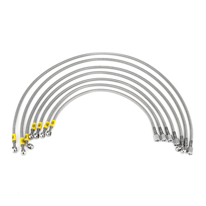 HEL Braided Fuel Injector Lines for Volkswagen Golf Mk2 16V RHD (M12 Injectors)