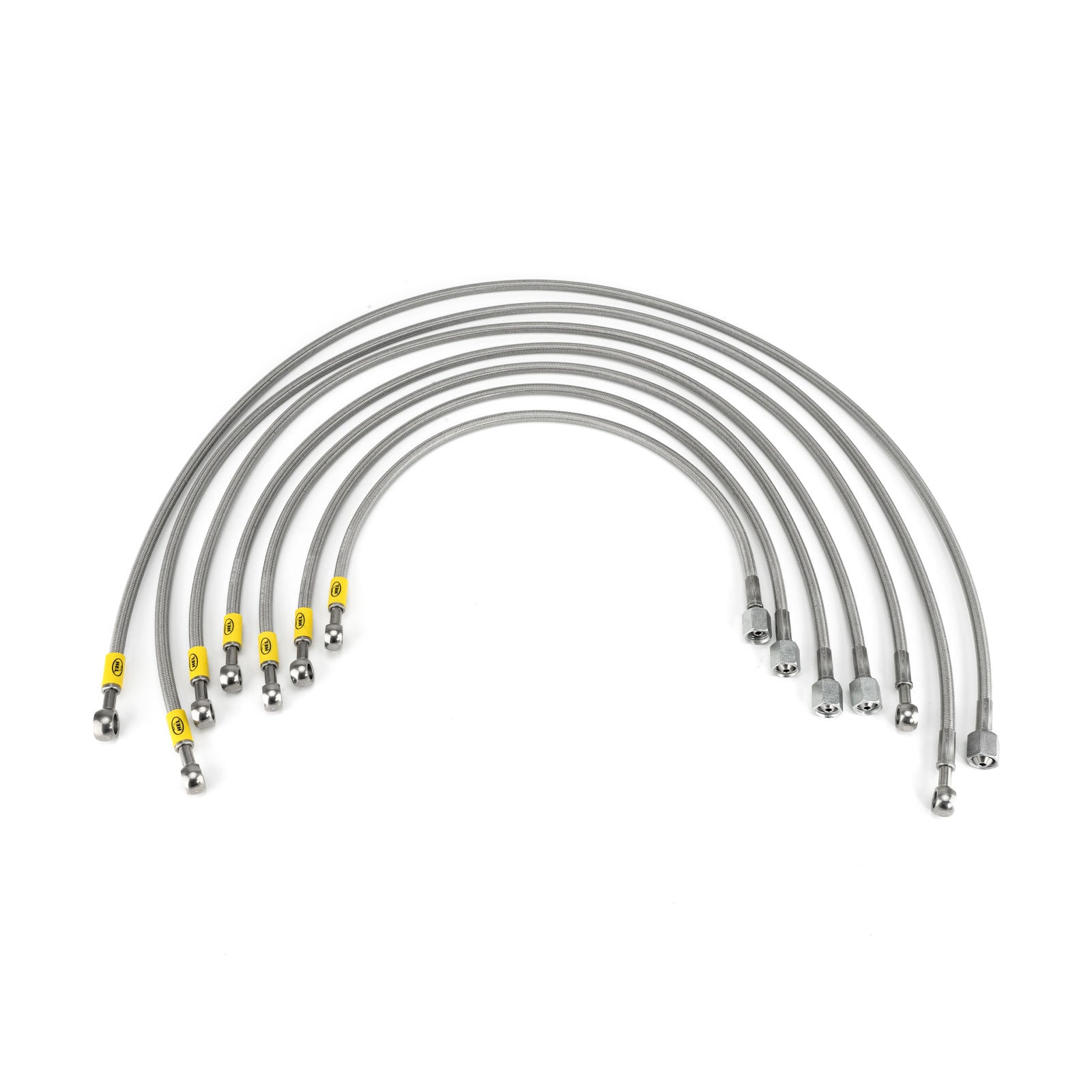 HEL Braided Fuel Injector Lines for Volkswagen Golf Mk2 16V LHD (M12 Injectors)