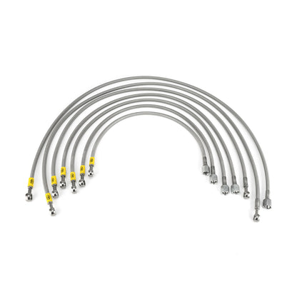 HEL Braided Fuel Injector Lines for Volkswagen Golf Mk2 16V LHD (M12 Injectors)