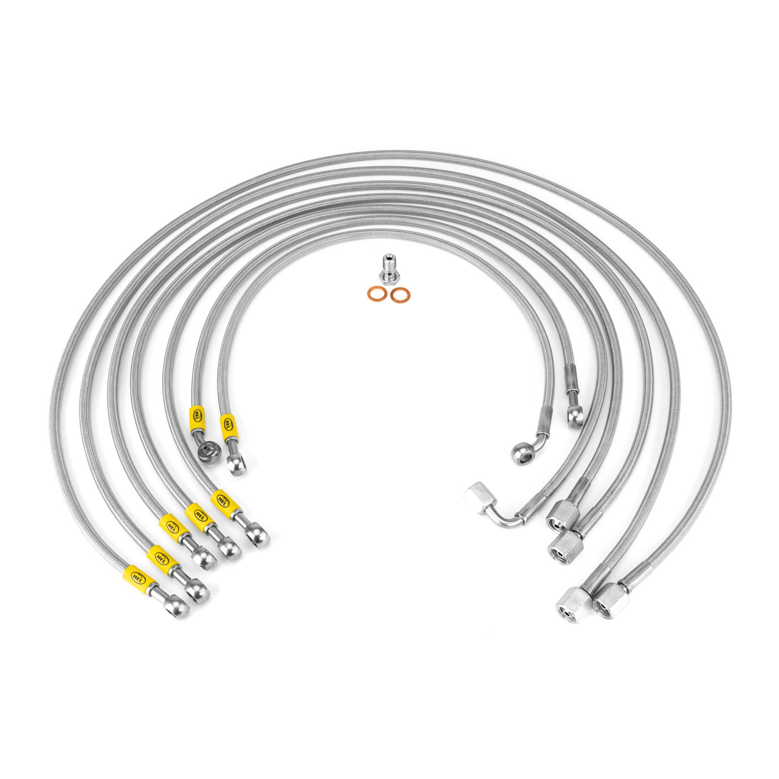 HEL Braided Fuel Injector Lines for Volkswagen Scirocco Mk2 16V (M12 Injectors)